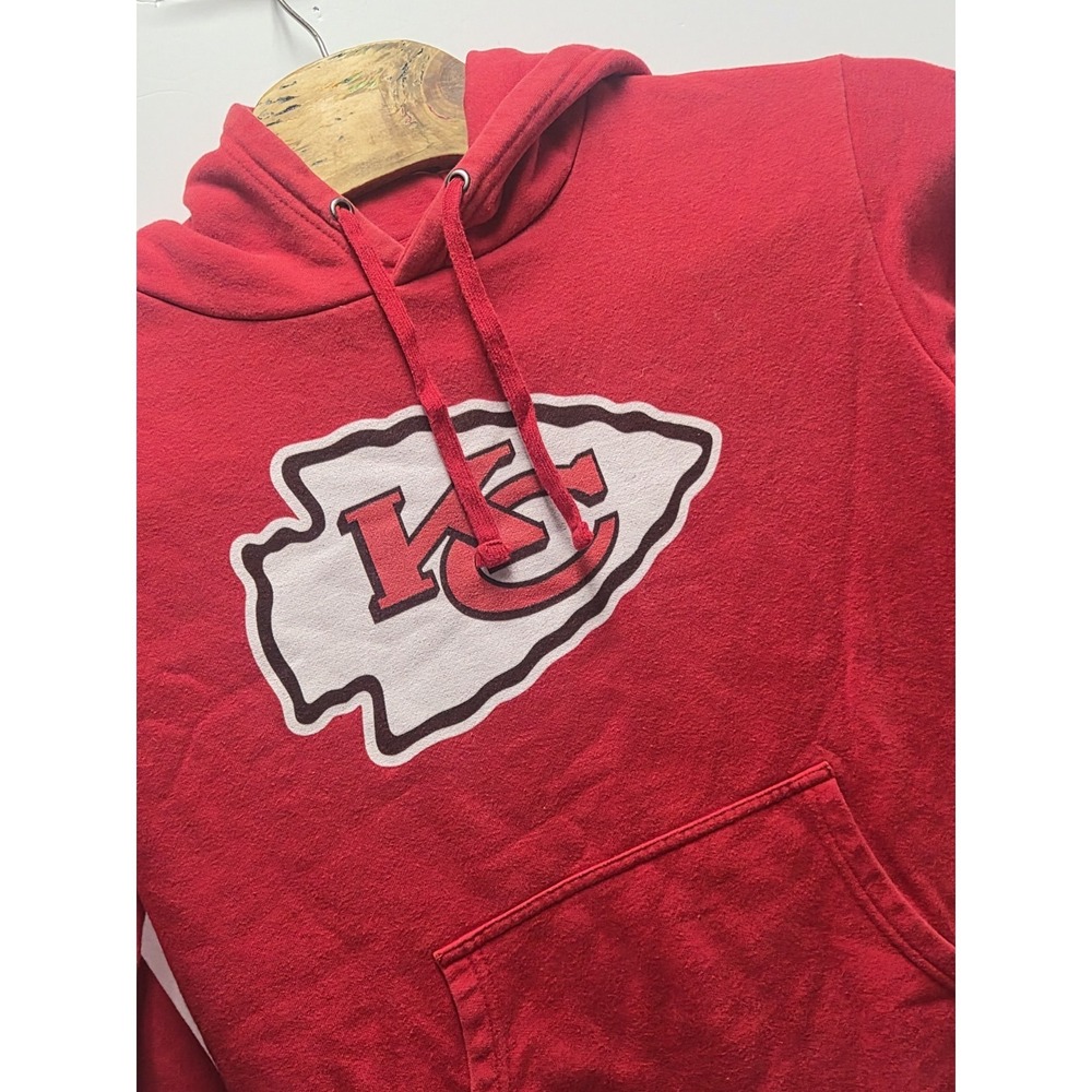 Kansas City Chiefs Red Hooded‎ Red Number 57 "HUNT" Pullover Hoodie